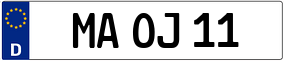 Truck License Plate